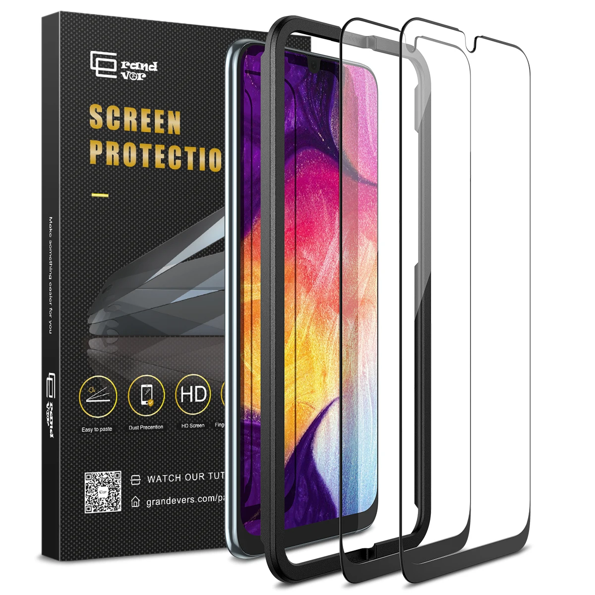 

2pcs 9H Protective tempered glass for Samsung Galaxy A30/A50 screen protector glass on Samsung A30 A50 Film Protective Glass