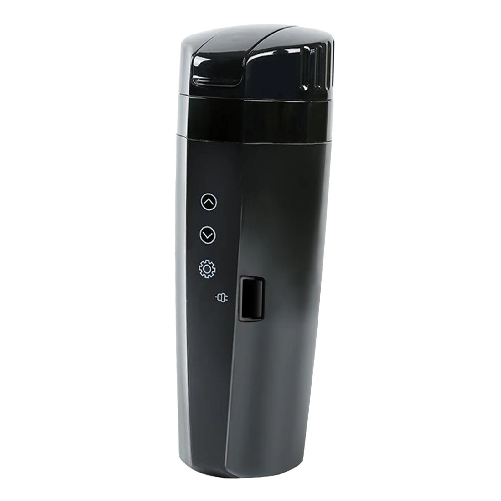 400ML Car Heating Cup Real-time Temperature 12V Heated water Mug Kettle Stainless Steel Travel Electric Coffee Cup With Cable