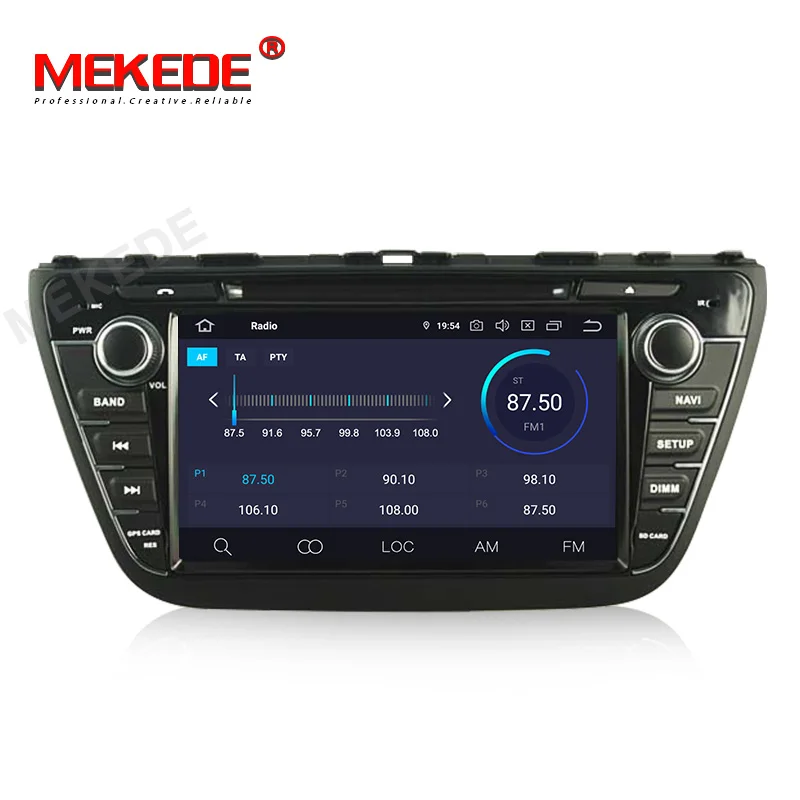 Восьмиядерный Android 9,0 4G ram 64G rom автомобильный dvd-плеер для SUZUKI S-CROSS 2013- Авто Радио Стерео gps навигация