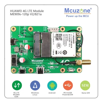 

HuaweiME909s-120p v2 ME909s-821aUSB high performance 4G LTE module for global carriers, suitable for Raspberry Pi Win10, Ubuntu