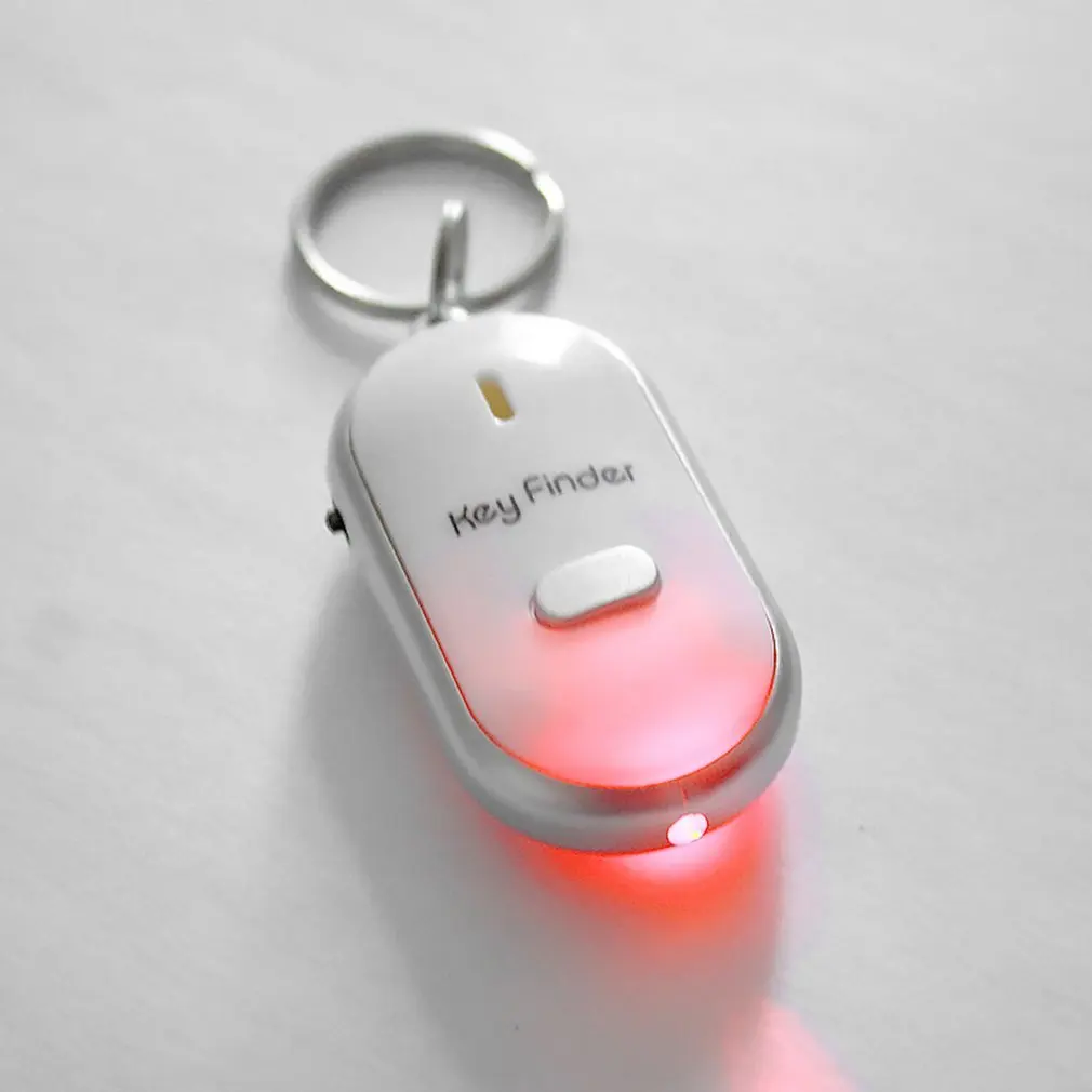 LED Smart Key Finder Sound Control Alarm Anti lost Tag Child Bag Pet Locator Find Keys Keychain Tracker Random Color