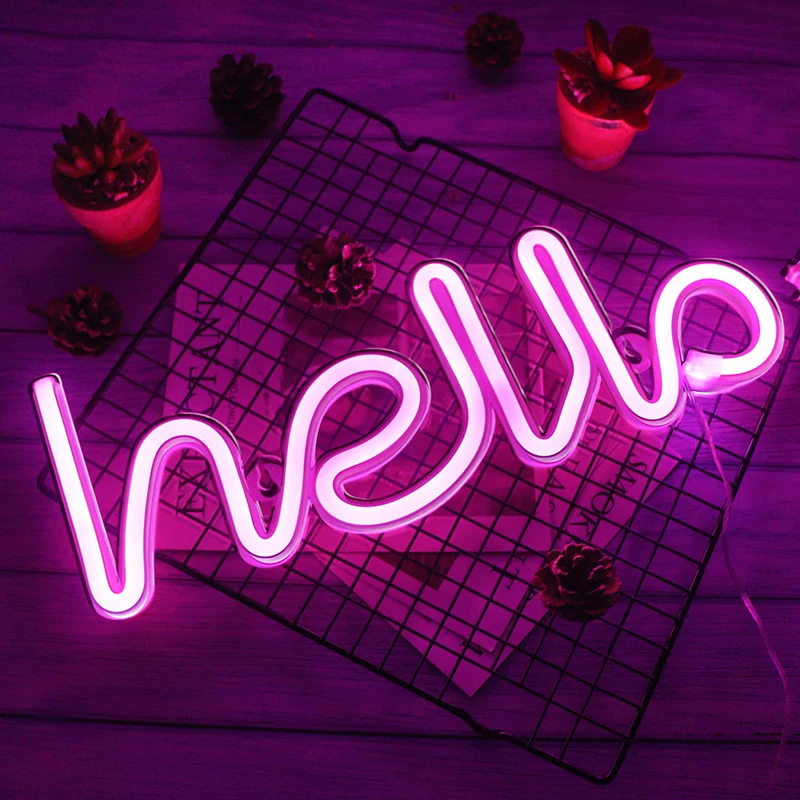 Skup Twórczy LED neon lampka nocna tęcza miłość wesele dekoracja lampa neonowa dekoracje świąteczne na ozdoby do domu prezenty bożonarodzeniowe