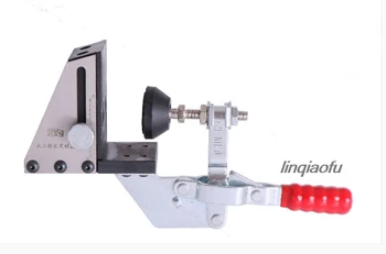

Woodworking oblique hole positioner, oblique hole positioner with clamp