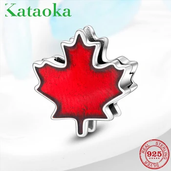 

New Arrival 925 Sterling Silver Missing feelings maple leaves beads Clips fit reflexions charm Bracelet for women jewelry making