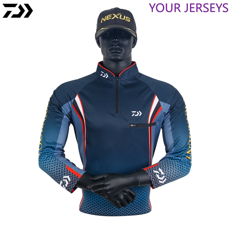 

2020 Summer Fishing Clothing Breanthable Anti-uv Outdoor Sunscreen Fishing Shirt Golf Men's Professional Clothing for Fishing