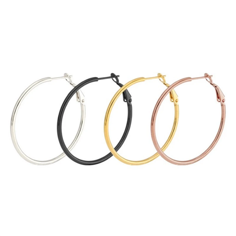 DoreenBeads 5/6/7/8 см геометрический большие серьги-кольца для женщин повседневные