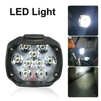 

Led Work Light 15W 1500LM Moto Motorcycles 9 Led Headlight Lamp Scooters Fog Light Working Spotlight White DC 9V-85V/12V