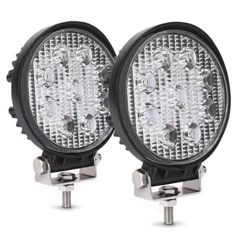 

MICTUNING 4.5" 27W Round LED Work Light Spot Combo Super Bright Beam Spot light LED Work Light for Truck 4x4 Car ATV SUV ATV