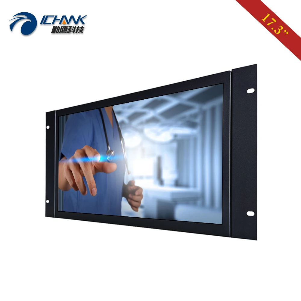 HDMI Է VGA USB   ̹, 17.3 ġ ÷, 1920x1080 ̵ ũ,   ġ LCD ũ, PC  ZK173TC-59D