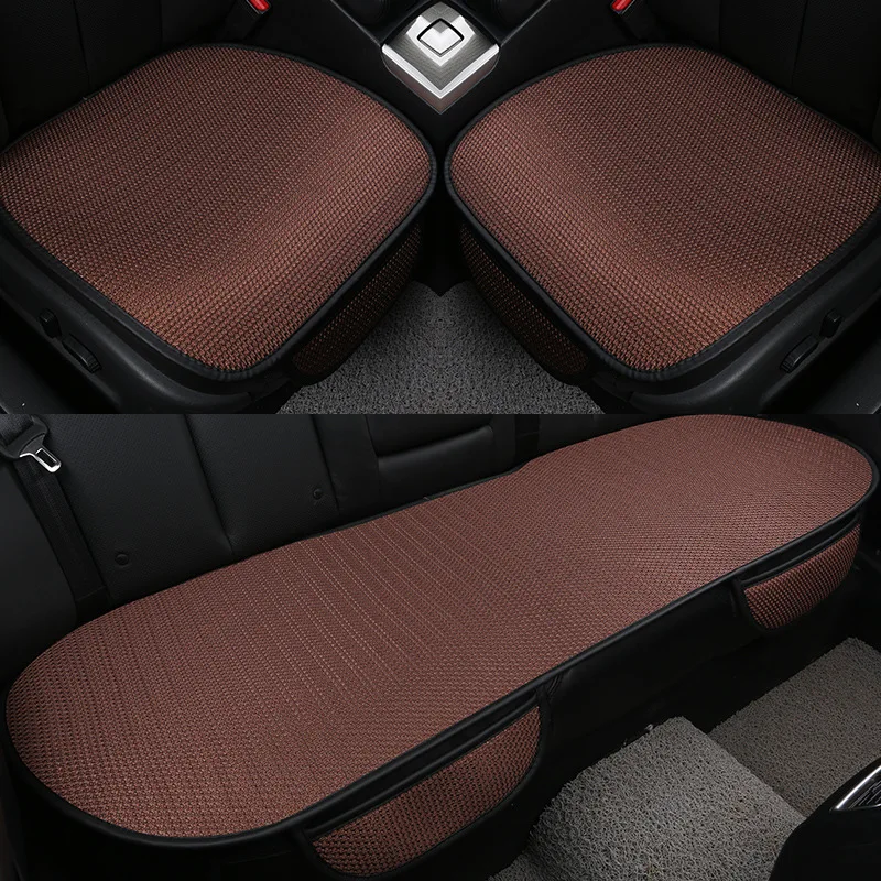 

Car Seat Cushion Summer Ice Cold Cushion Three-piece Set Backless Rear Four Seasons General Purpose Car Seat Cushion