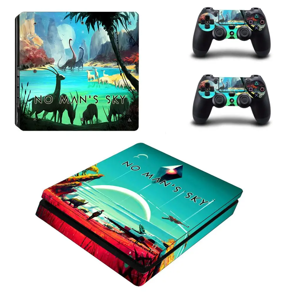 No man's sky PS4 Slim sticker s PS 4 Play station Skin Pegatinas для playstation консоли и контроллера| |