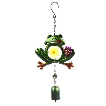 

1Pc Wind Chime Metal Lovely Creative Frog Wind Chime Hanging Bells Garden Pendant Garden Decoration for Courtyard