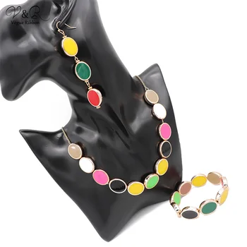 

VR Jewelry DIY Handmade Jewelry Making Multiple Color Bead Charm Pendant Necklace Earring Bracelet Set Component Fashion DIY-040