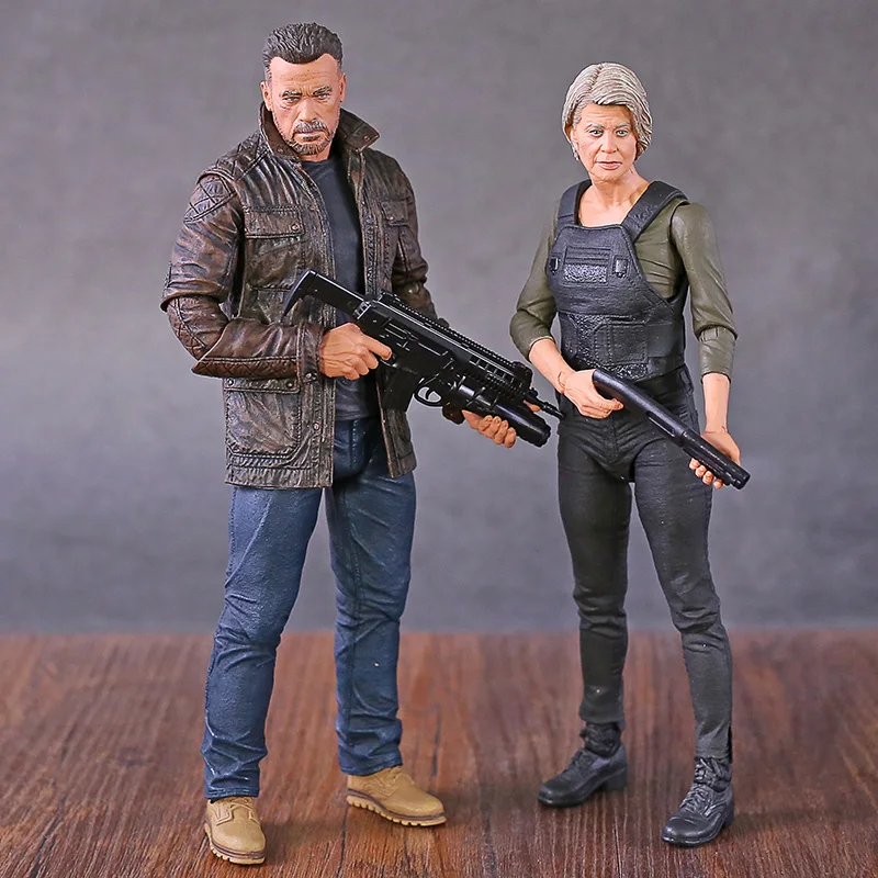 

NECA 7 ''Terminator 6 Dark Fate T-800/Сара Коннер экшн-фигурка подвижные фигуры модель игрушка
