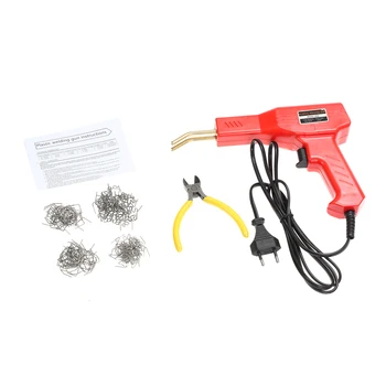 

Car Stapler Plastic Welding Gun 50W Hot Stapler Plastic Welding Machine Car Bumper Repair Kit EU Plug Car Welder Gun Repair Tool