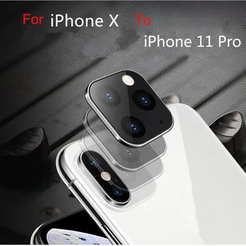 

50pcs/lot For iPhone X XS Seconds Change 11 Lens Sticker XS MAX To 11 PRO MAX Explosion Modified Case Lens 11 PRO MAX Camera