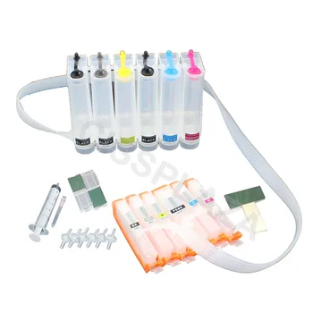 

UP 1set 6 colros PGI280 PGI-280 CLI-281cis compatible For canon PIXMA TS8120 TS9120 TS8220 TS8320 ciss with chip