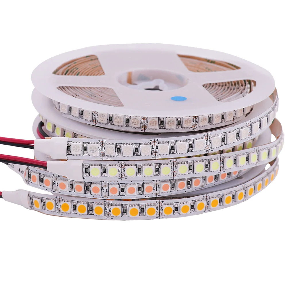 Led Strip Lights 12V 5M Waterproof Tape Green IP65 5050 Ribbon Flexible Rope UK 