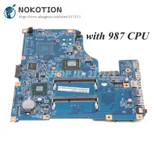 NOKOTION материнская плата для ноутбука acer aspire V5-531 V5-431 основная плата 48.4tu0504m NBM7X11001 Pentium 987 процессор