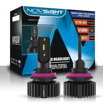 

2Pc Car LED Headlight Bulbs H1 H4 H7 H11 9005 9006 LED Lights Super Bright 50W 10000LM Auto Headlamps Fog Lights Kit 6500K White