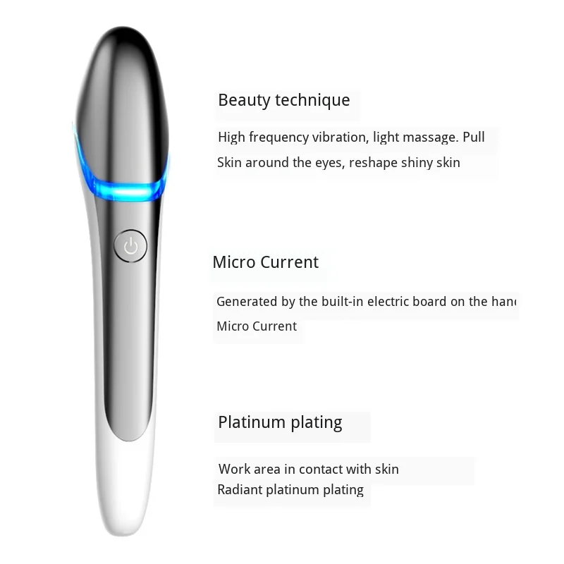 EMS Microcurrents Eye Massager Anti Wrinkle Remove Dark Circles Skin Tightening Skin Rejuvenation Eye Beauty Devices Skin Care