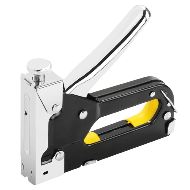 3 IN 1 Heavy Duty Staple Gun For DIY Home Decoration Furniture Wood Frame  Stapler Multitool Manual Nail Gun Dropshipping