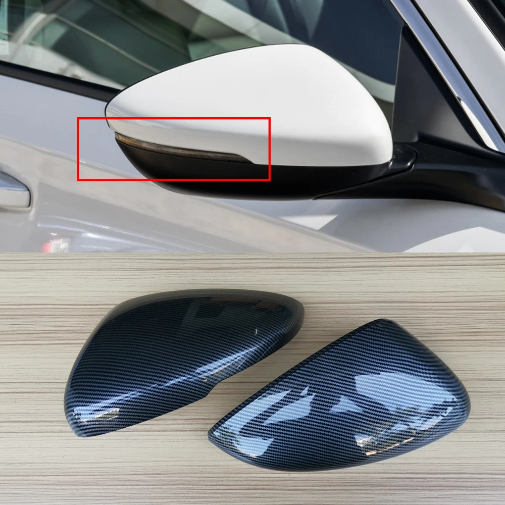 18Accord With Led Зеркальный чехол из углеродного волокна для Honda Accord 2013-, сменный стиль заднего вида, зеркальный чехол из углеродного волокна - Цвет: 18Accord With Led