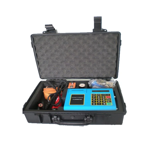 

battery powered portable ultrasonic flowmeter with printer