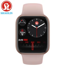 Relógio inteligente série 6 relógio sync notifier apoio conectividade apple relógio iphone android relógio telefone smartwatch homem mulher relógio