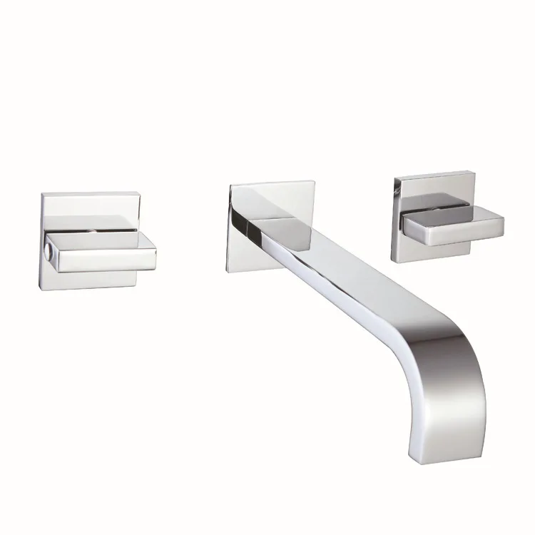 

embedded double the double open dark outfit hot and cold water basin faucet 3 times leading dumb black dragon head