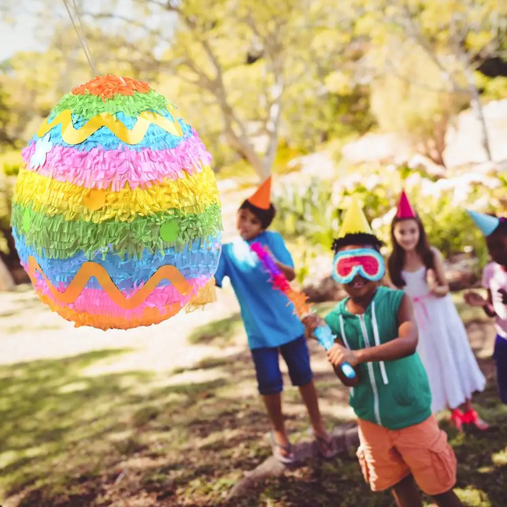 Pinata пасхальные яйца игровые реквизиты конфеты закуски хранения яйцо игрушки, принадлежности для вечеринок для детского дня рождения