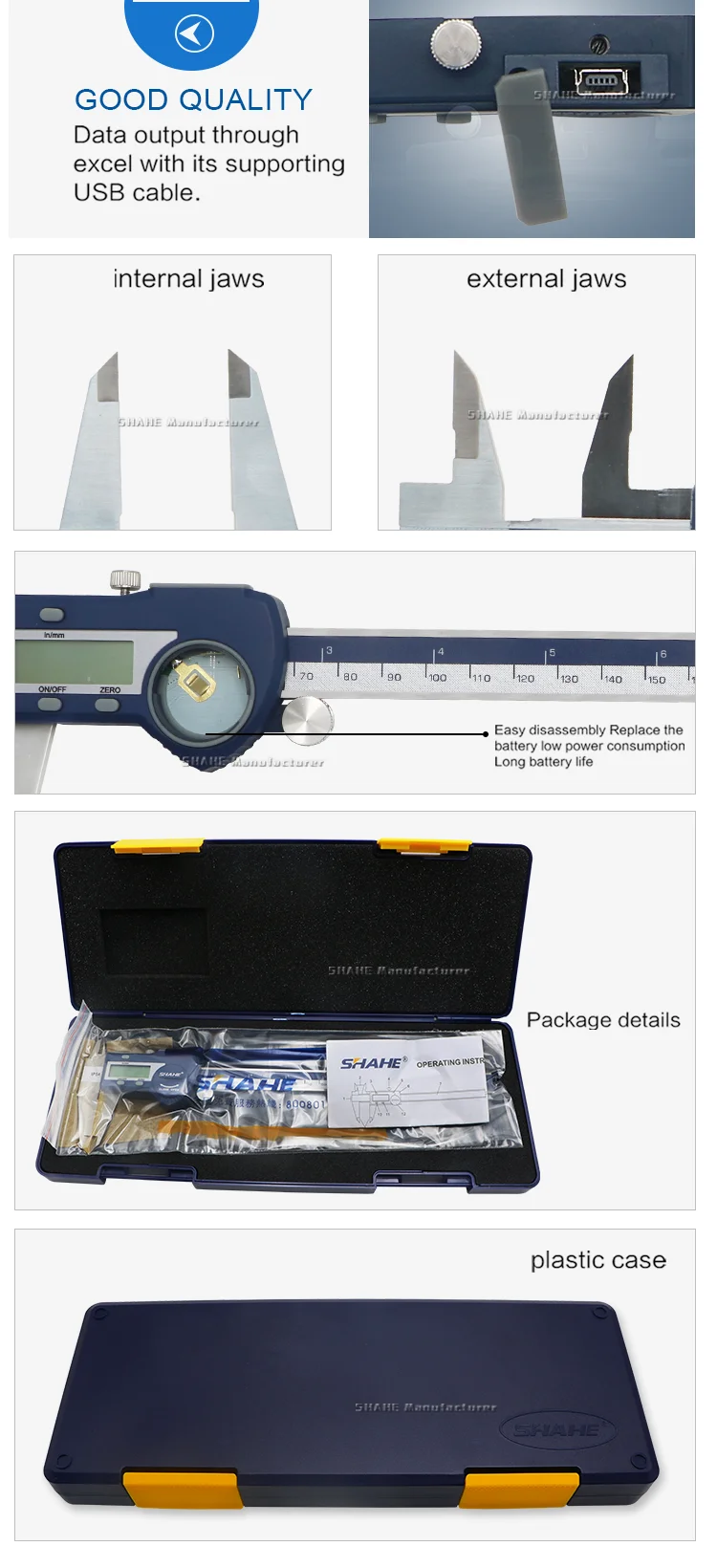 vernier caliper 300 mm digital caliper pinças de aço inoxidável