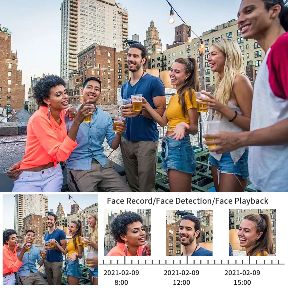 POE IP Security Camera Set 4k 16CH NVR Kit 5MP Outdoor Audio IR Night Vision CCTV IP Vedio Surveillance Cameras System Kit 4TB 3 POE IP Security Camera Set 4k 16CH NVR Kit 5MP Outdoor Audio IR Night Vision CCTV IP Vedio Surveillance Cameras System Kit 4TB - Image 3