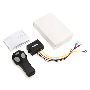 

12V Winch Wireless Remote Control Winch+Receiver Kit Switch 100FT DC12V for Jeep Car Truck ATV SUV UTV Warn 43Hz