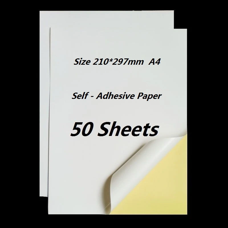 sticky backed paper for printing
