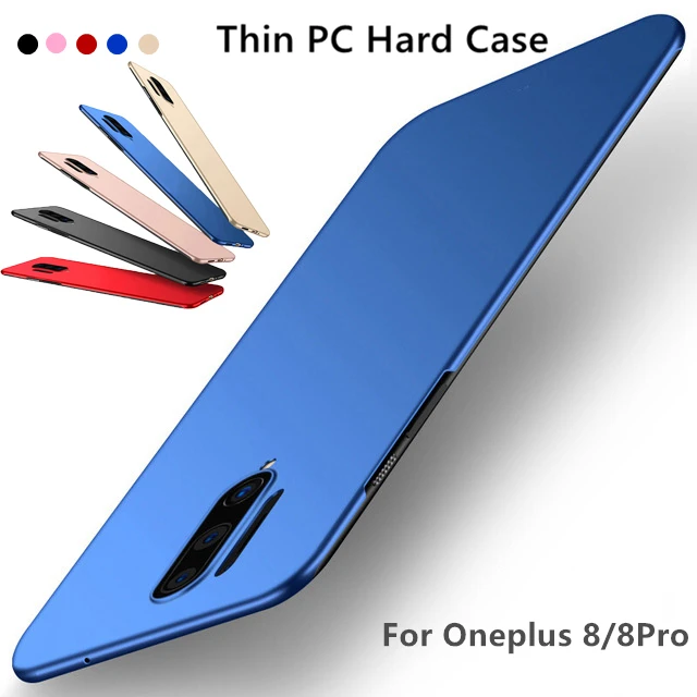 Для Oneplus 8 Pro Чехол Противоскользящий ультра тонкий жесткий бампер PC Тонкий