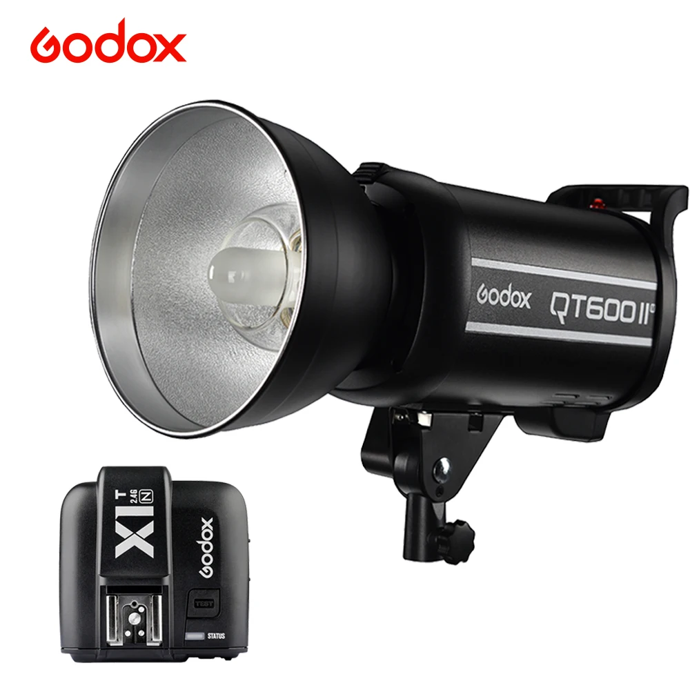 US $748.75 Godox QT600II 600WS 18000s High Speed Sync Flash Strobe Light Built In 24G Wirless System With X1T Trigger