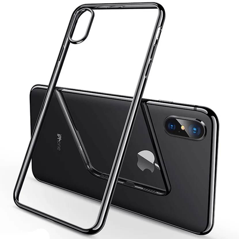 Мягкий чехол из ТПУ для iPhone XS Max 6 6s 7 8 Plus прозрачные чехлы XR 11 HD прозрачный X 5G 5s 5SE| |