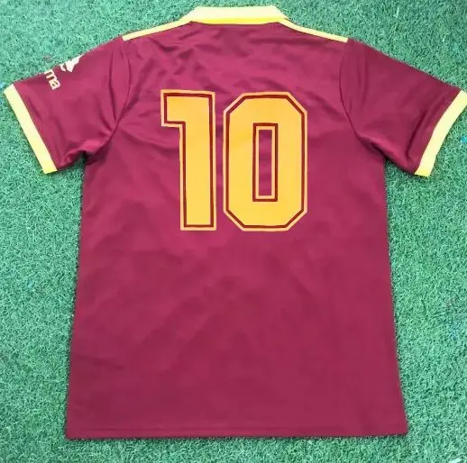 Maglia-Camiseta de fútbol Retro, camisa de Maglia, calcio, Roma, fuera de casa, 91 92, 1991, 1992