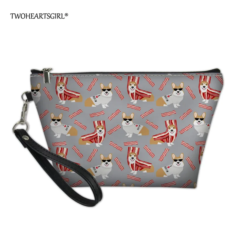 Twoheartsgirl Милая корги женская маленькая косметичка дорожный кейс для косметики сумка для хранения Кошелек Органайзер карандаш несессер Студенческая сумка - Цвет: L2389Z8