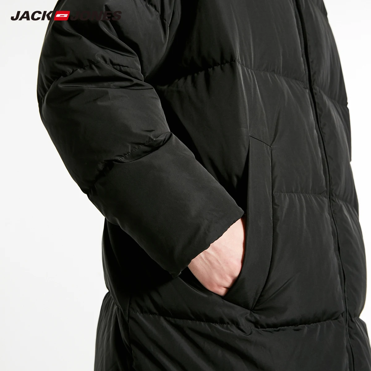 Jack Jones зимняя мужская куртка средней длины со стоячим воротником | 218412551