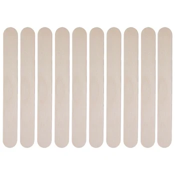 

10±1pcs Hair Removal Wooden Wax Applicator Sticks Wax Spatula Tongue Depressors