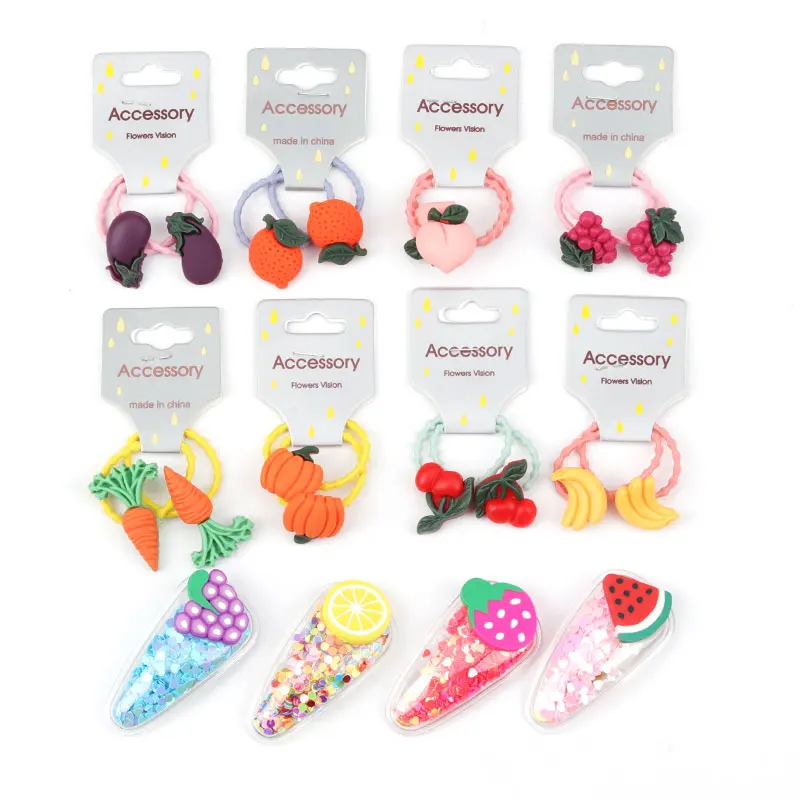 Кольцо для волос с фруктами резинки аксессуары девочек детский головной убор