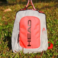 Head Tennis Bag Children Backpack Tennis Backpack Kids Small Backpack Cartoon Head Tennis Racket Bag For 1-2 Tennis Racket Pack 2