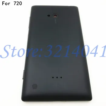 

Original New 4.3 inches Battery Back Cover Door For Nokia Lumia 720 Housing Case Power Volume Buttons+Logo