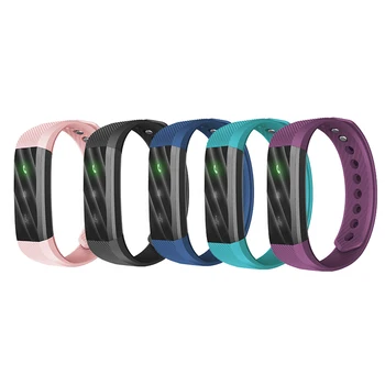 

ID115 Lite Smart Bracelet Fitness Tracker Step Counter Activity Monitor Auto sleep tracking Sedentary alert waterproof Bracelet