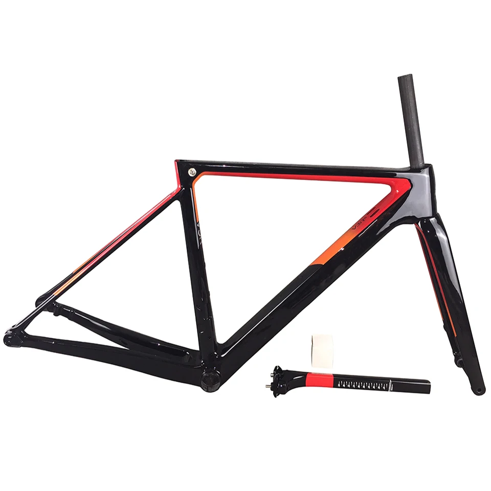 Black Red Disc V3Rs Road Frame T1100 UD Carbon Road Bike Frames Bicycle