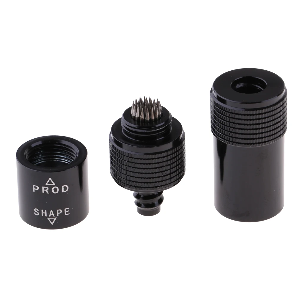 Многофункциональная бильярдный/бильярдным кием аксессуар 4-в-1 Кии для снукера наконечник палки инструмент-формирователь/Scuffer/аэратор/совместные протекторы черный