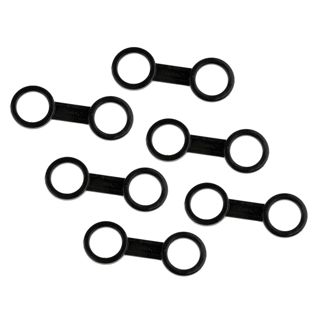 6 Pack Snorkel Retainer, Universal Scuba Diving Dual Loop Snorkel Keeper Spare Parts Accessories 6 Pack Snorkel Retainer, Universal Scuba Diving Dual Loop Snorkel Keeper Spare Parts Accessories