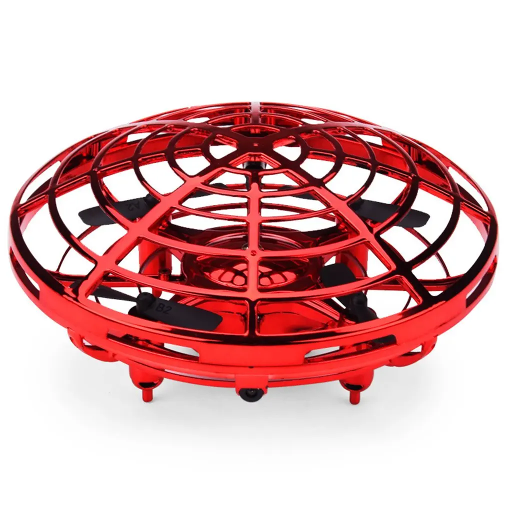 MINI RC Drone with Sensors 2.4G 4CH Quadcopter Gyro Fly Ball Smart No remote control Shatterproof Pocket UFO safe Toys for Kids